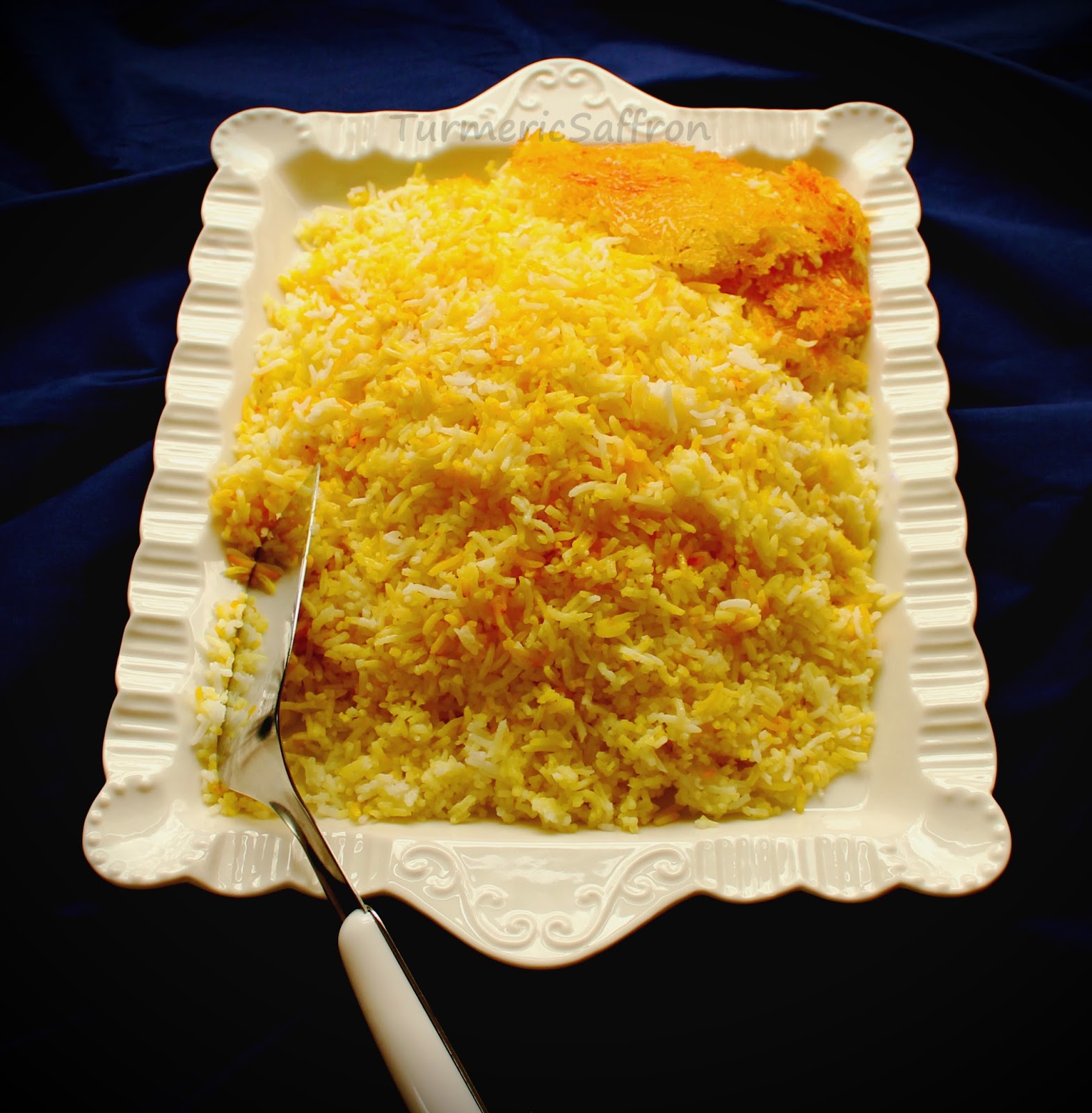 Turmeric & Saffron Polow Persian Rice