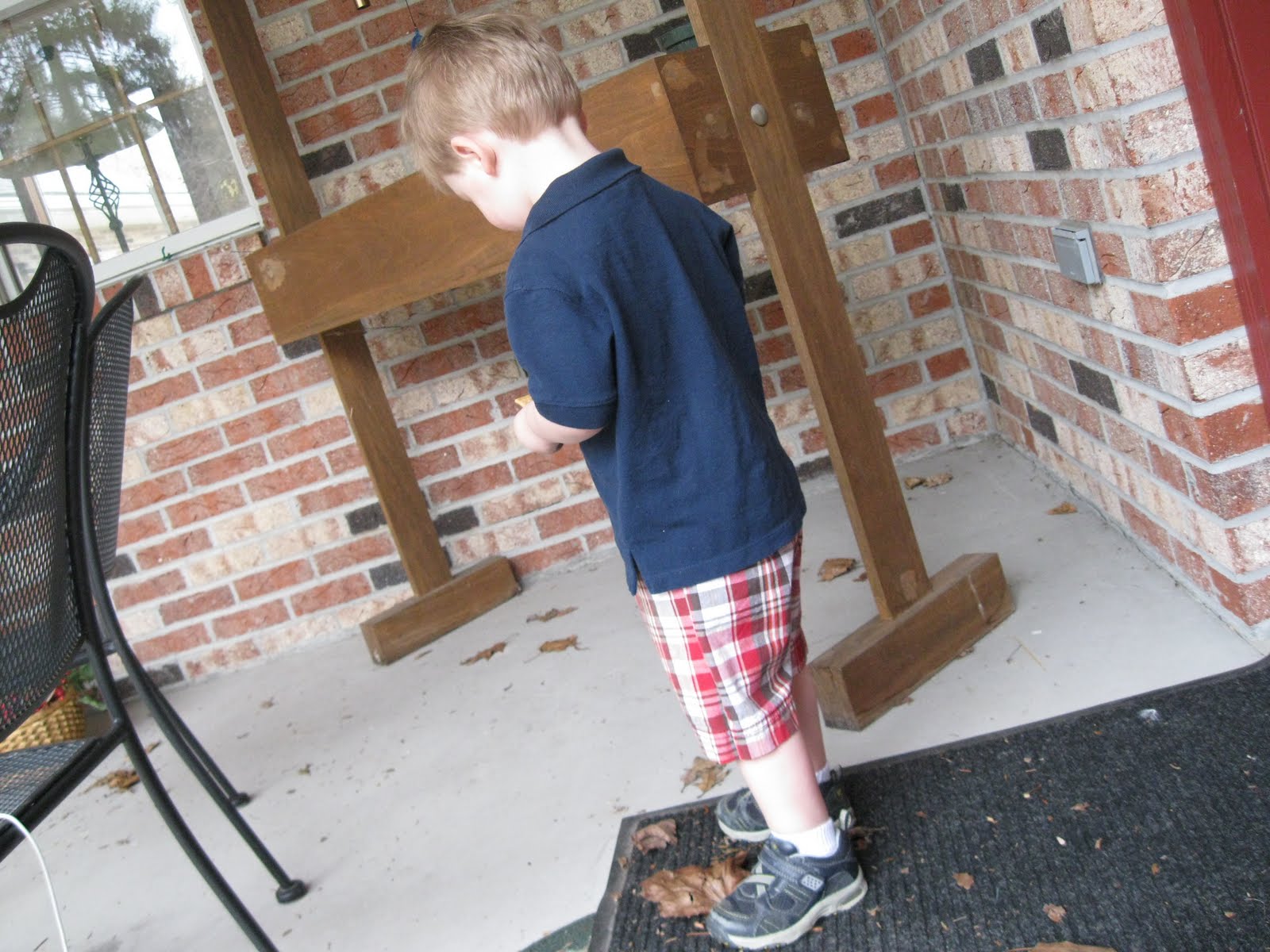 Monkey See, Monkey Do! Toddler Shorts Repurposed from Men's Shorts