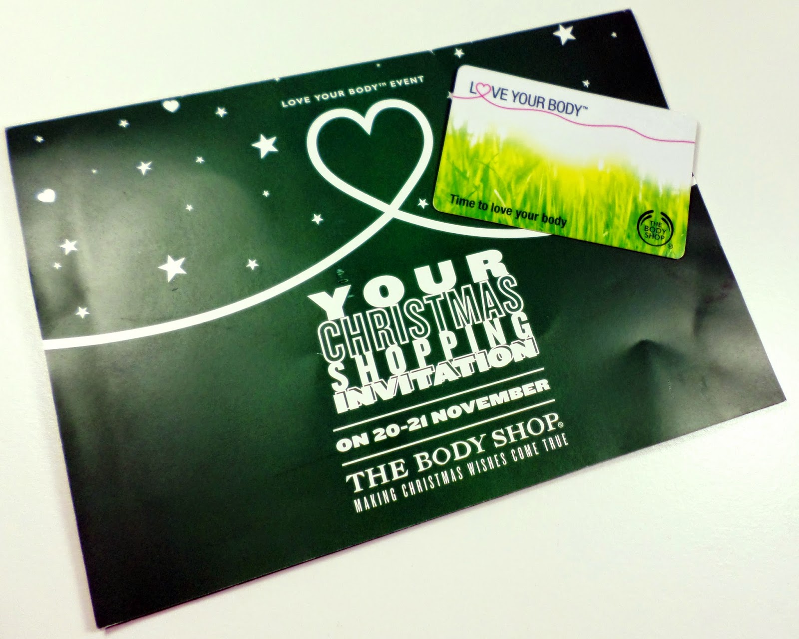 My First Online Body Shop Order The Body Shop Love Your Body Members Event