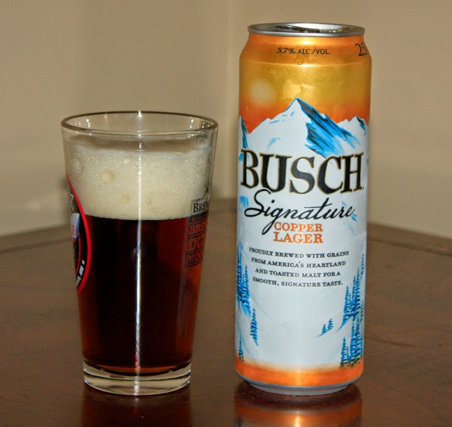 Nick's Beer Blog Busch Signature Copper Lager Review