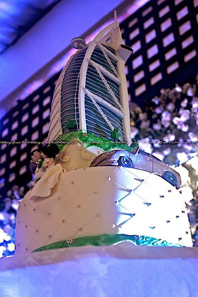 The Sensational Cakes BURJ AL ARAB BUILDING CAKE MAKE IN SINGAPORE