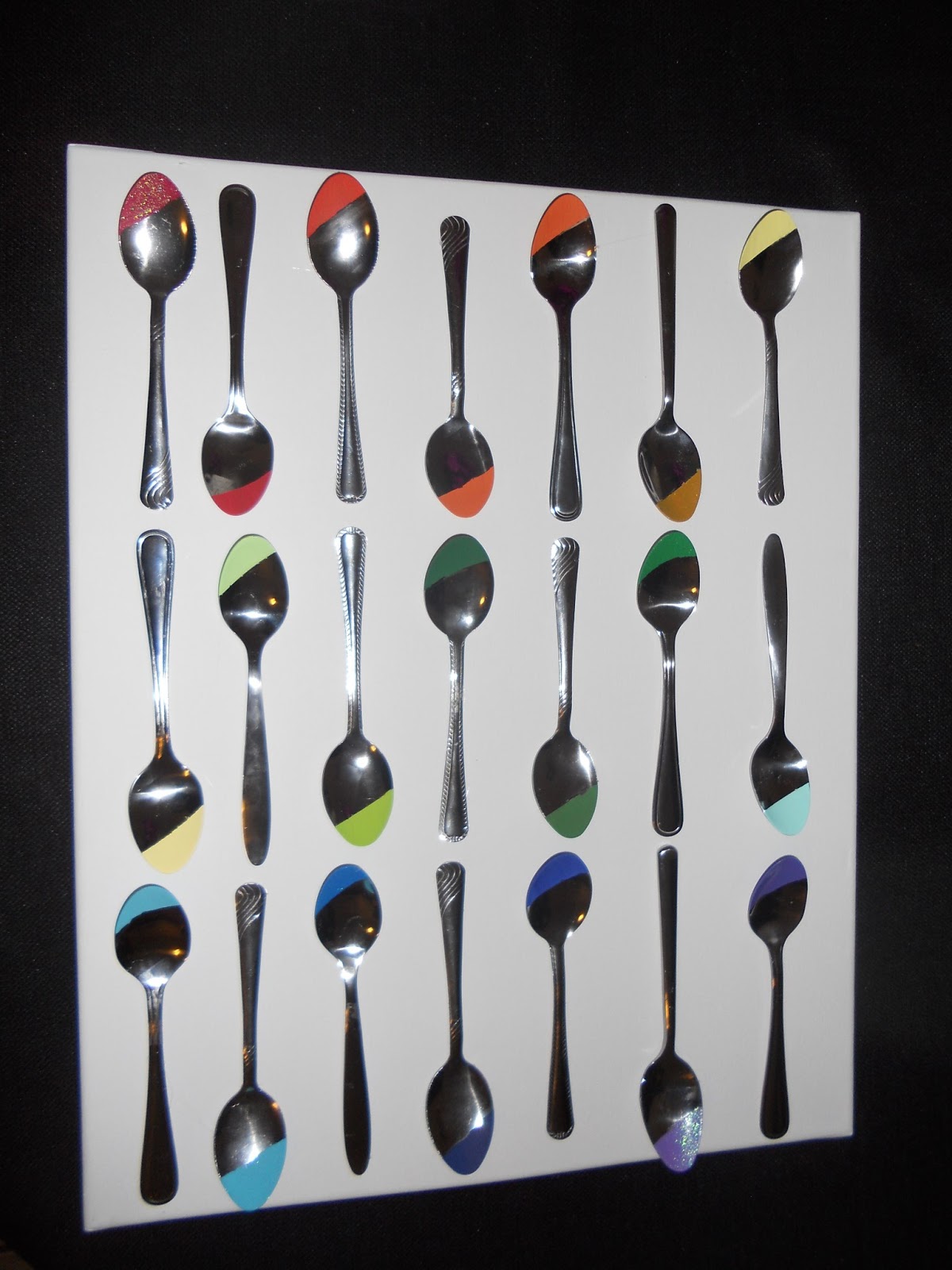 Pinstrosity: Show-and-Tell Saturday: Rainbow Spoons!