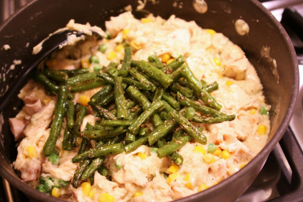 Menu Musings of a Modern American Mom Roasted Vegetable Chicken Pot Pie