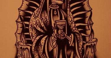 Tattoo Art: Santa Muerte Tattoos: Various Elements Which Can Occur In