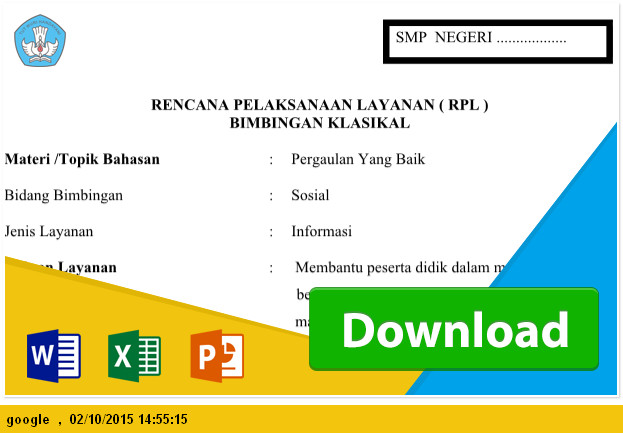RENCANA PELAKSANAAN LAYANAN BIMBINGAN KLASIKAL SMP SEMESTER GANJIL - ( RPL ) RENCANA PELAKSANAAN LAYANAN BIMBINGAN KLASIKAL SMP SEMESTER GANJIL - ( RPL )
