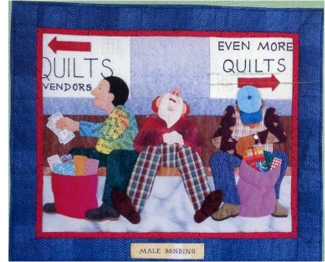 Quilt Inspiration Humorous quilts Woof meets Warhol