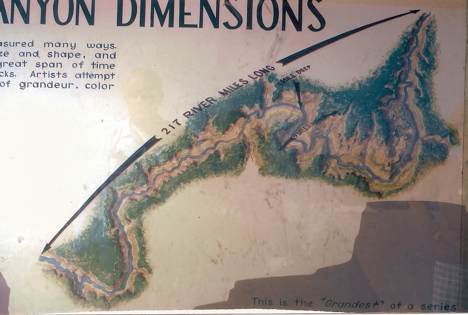 it was maybe 3 high by 5 wide with a glass front entitled grand canyon dimensions i dont know who the ghost in the glass is for years and years it was maybe 3 high by 5 wide with a glass front entitled grand canyon dimensions i dont know who the ghost in the glass is for years and years