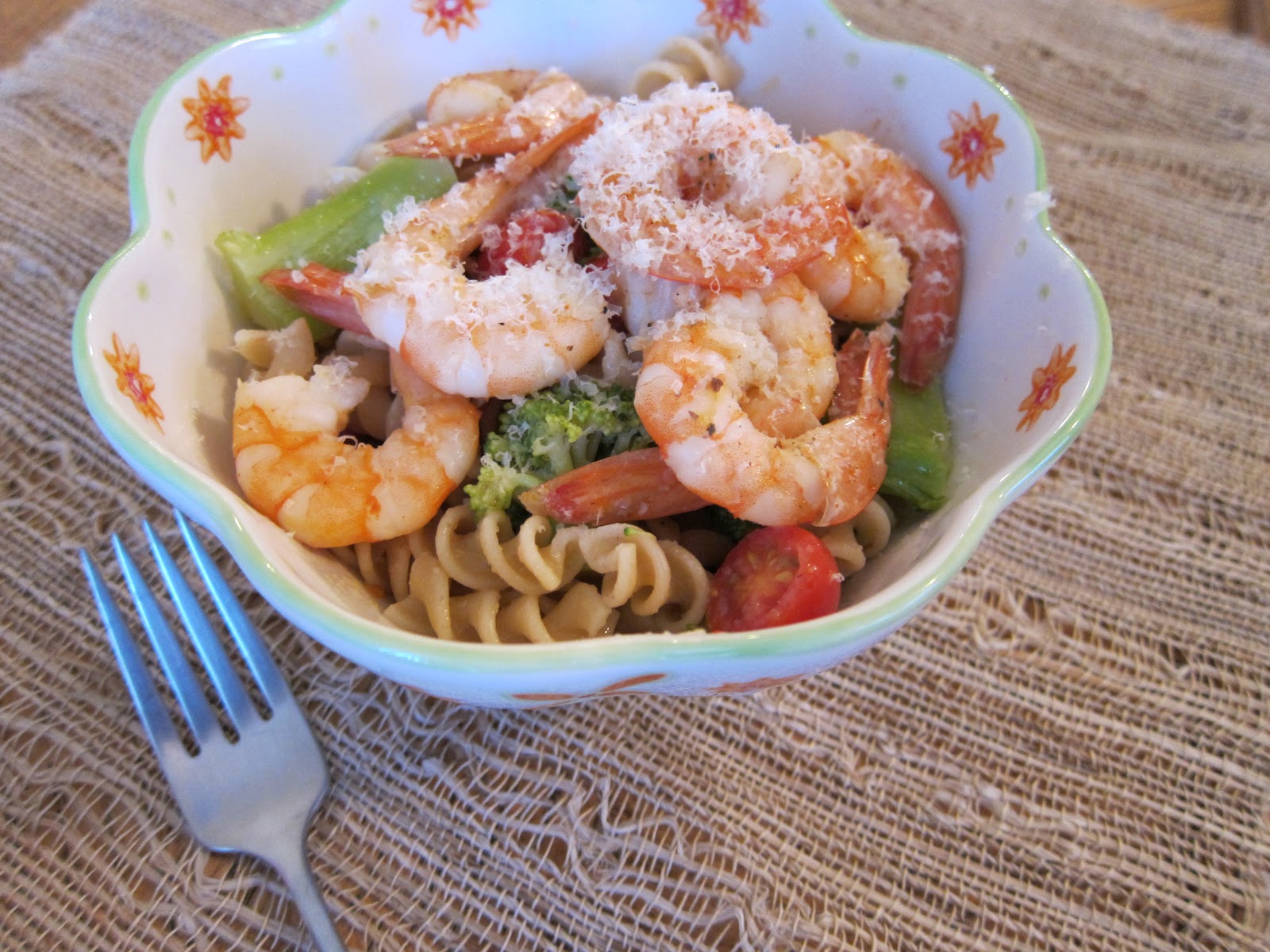 Belle's Baking Shrimp & Broccoli Pasta Salad