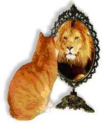 Crea la tua nuova identità. gatto leone