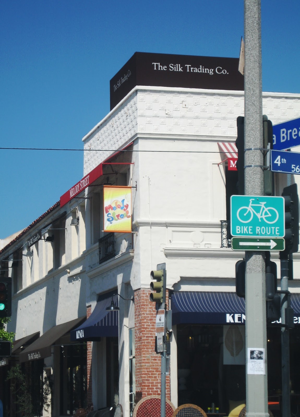 According to BRASWELL Walking on La Brea Ave. New Shops and Old