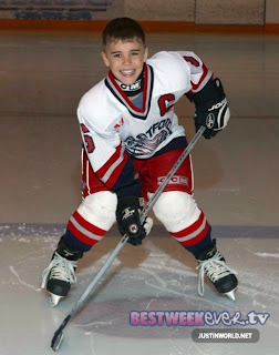 Justin Bieber hockey