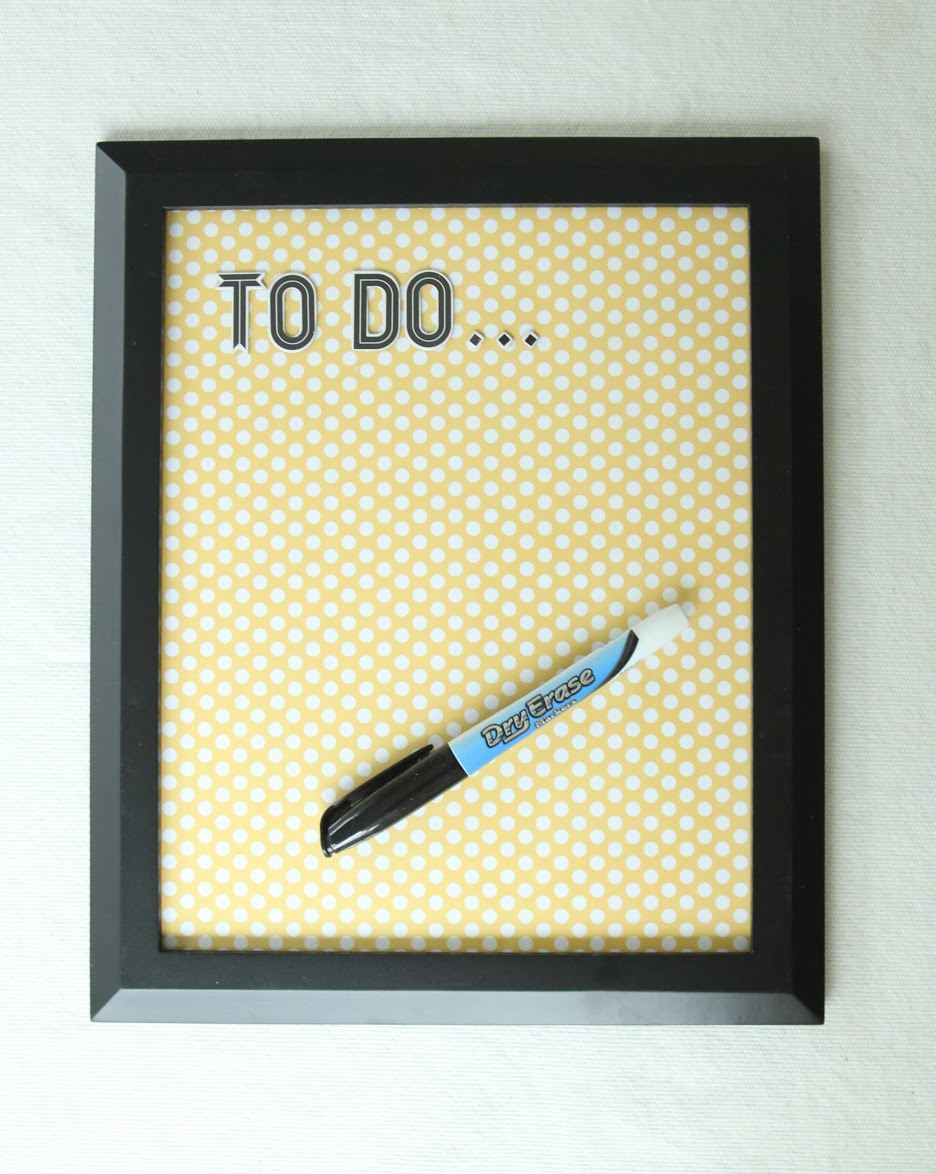 DIY Personalized Dry Erase Memo Boards Less Than Perfect Life of Bliss