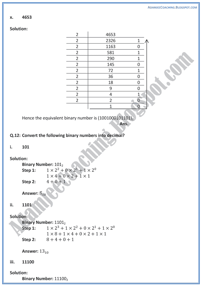 Data-Representation-Descriptive-Question-Answers-Computer-IX