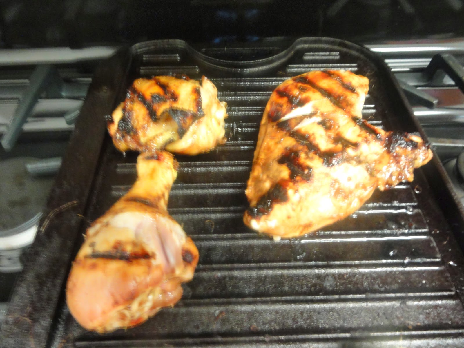 YourVicariousExperience Jamaican Grilled Chicken and Plantains with