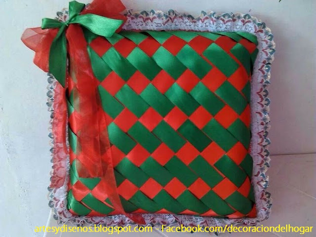 DECORACIÓN DE COJINES NAVIDEÑOS 2015 by artesydisenos.blogspot.com DECORACIÓN DE COJINES NAVIDEÑOS 2015 by artesydisenos.blogspot.com