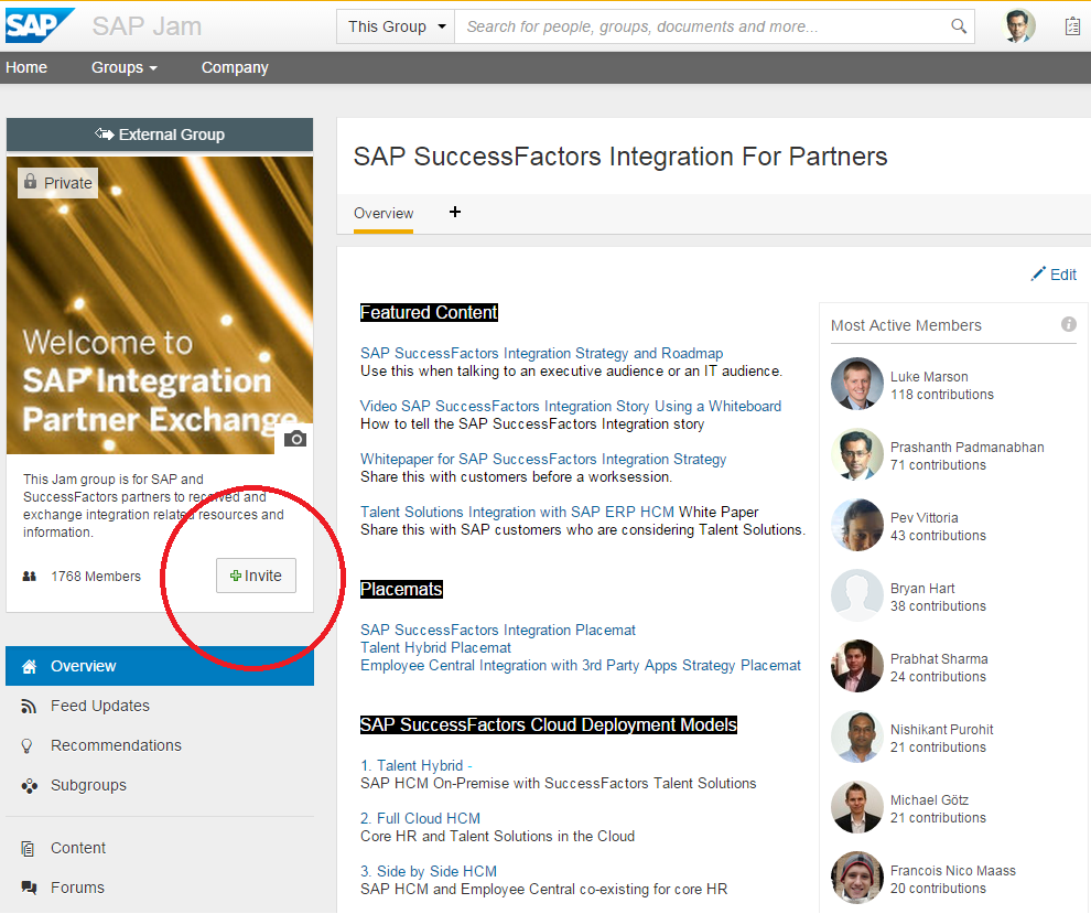 Journal on Product Design and Development The Most Brilliant Feature In SAP Jam The Invite Button