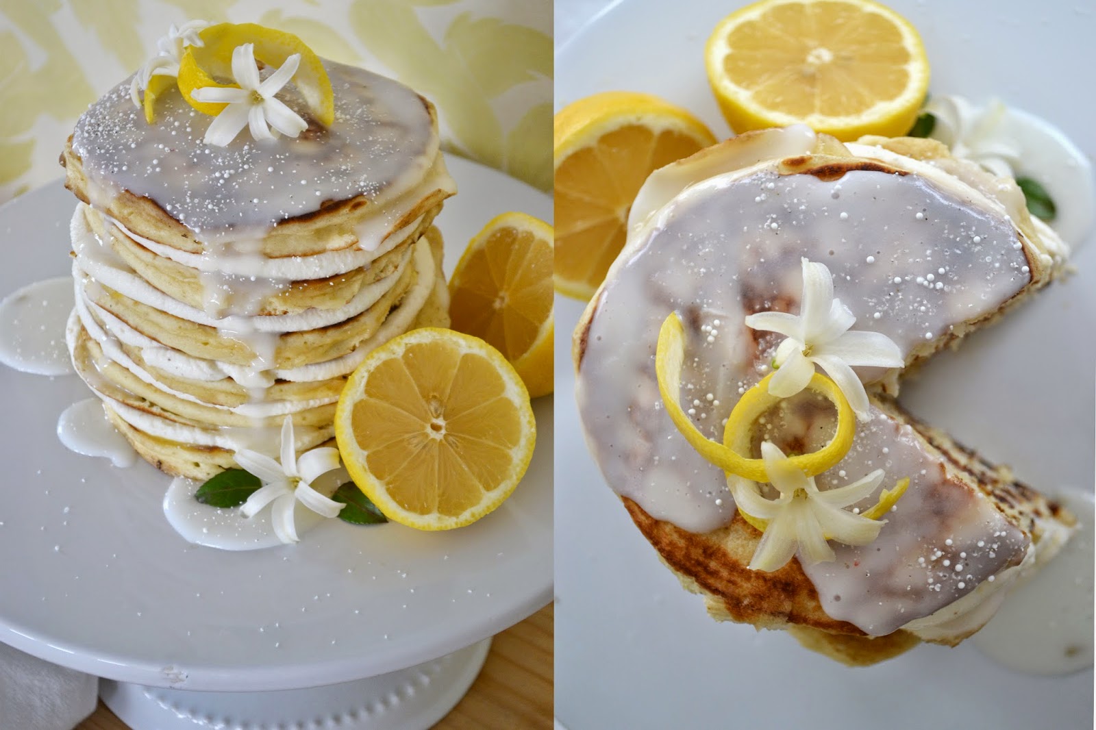 Attic Lace Lemon Curd and Ricotta "Pancake Cake"