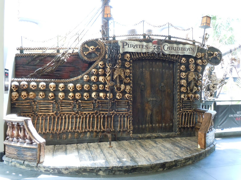 Pirates of the Caribbean mock ship deck