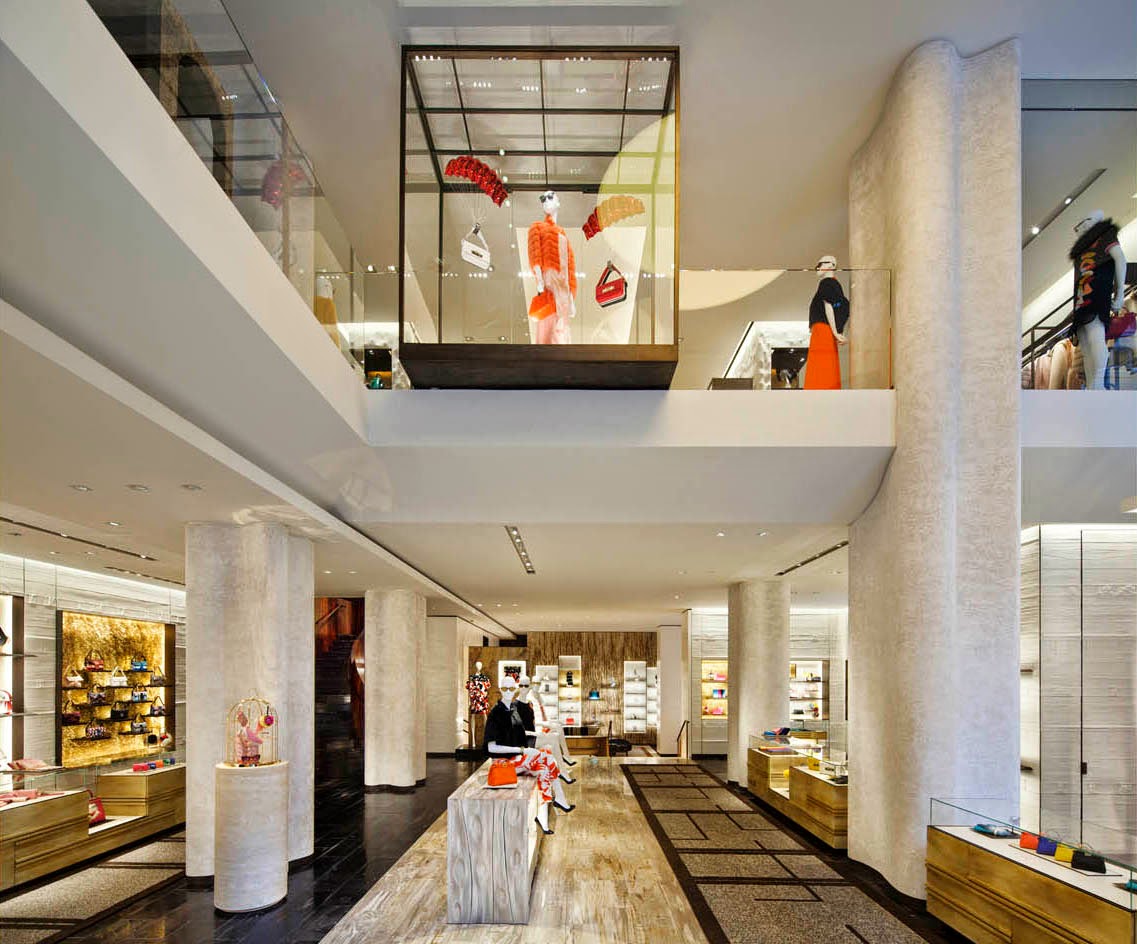 THE SHOP LOCATOR Fendi Store Madison Avenue by Peter Marino Architects. New York.