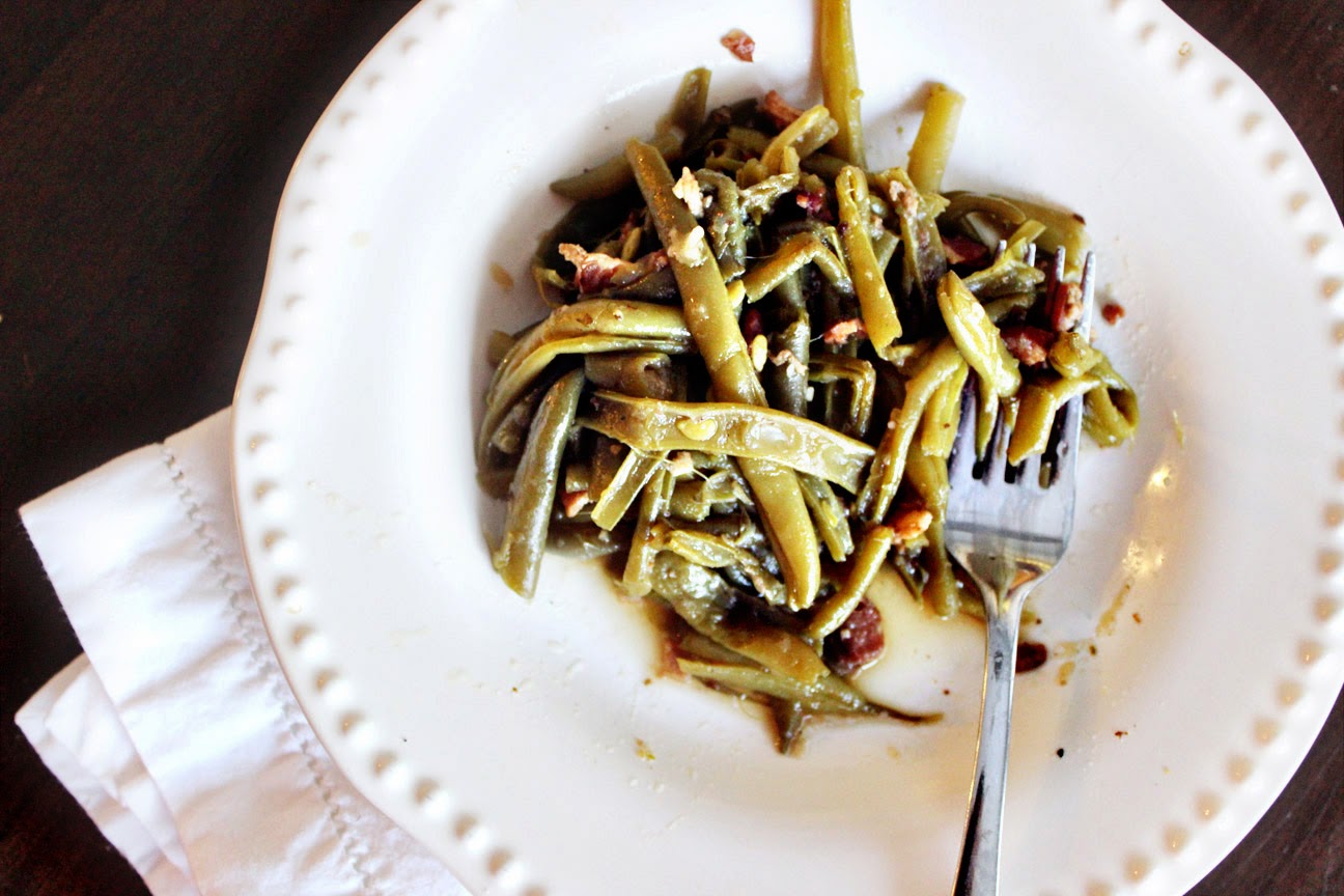 Recipe Slowcooked Green Beans