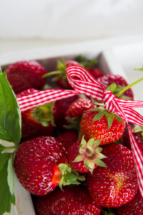 Amalie loves Denmark Vanilleeis mit Erdbeeren