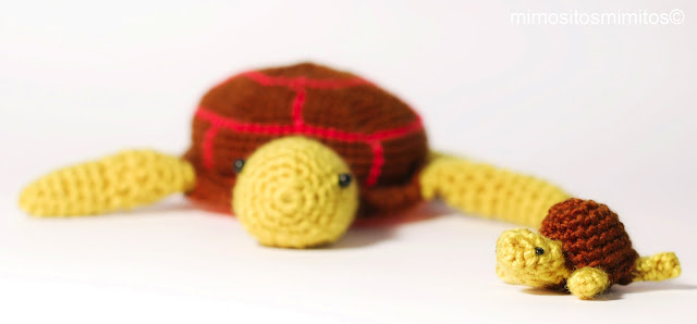 Chelonia tortuga marina en crochet ganchillo amigurumi