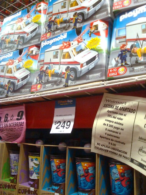 ambulancia playmobil walmart