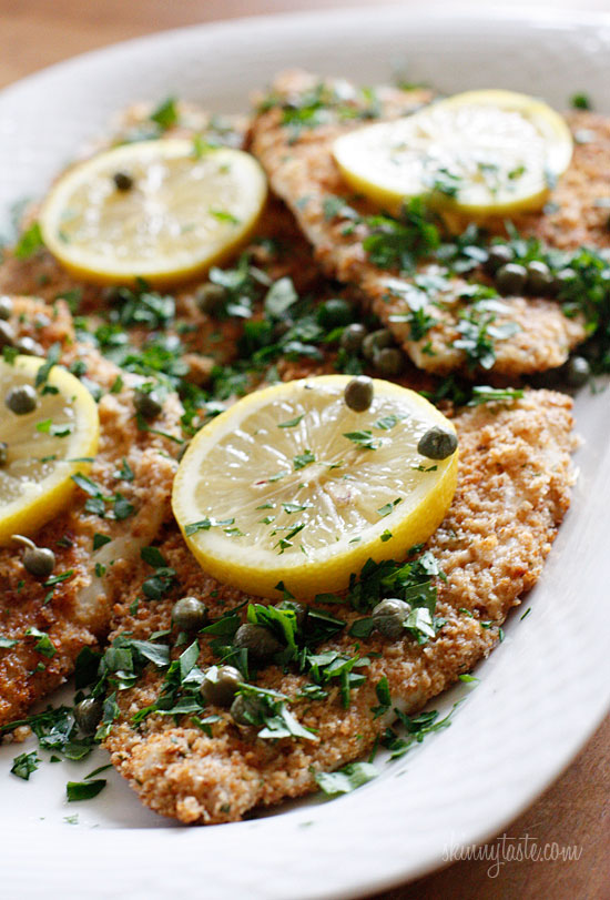 Flounder Piccata Skinnytaste