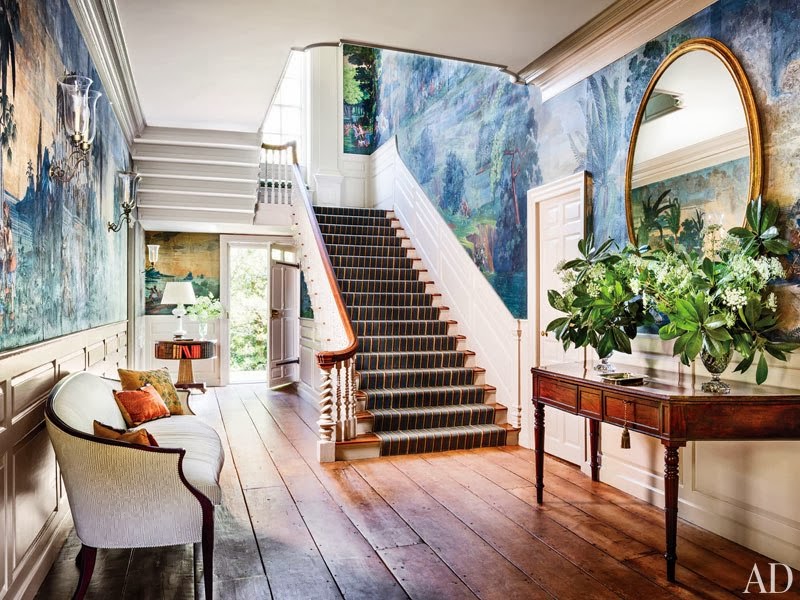 Woodard and Greenstein The Grand Entrance Architectural Digest