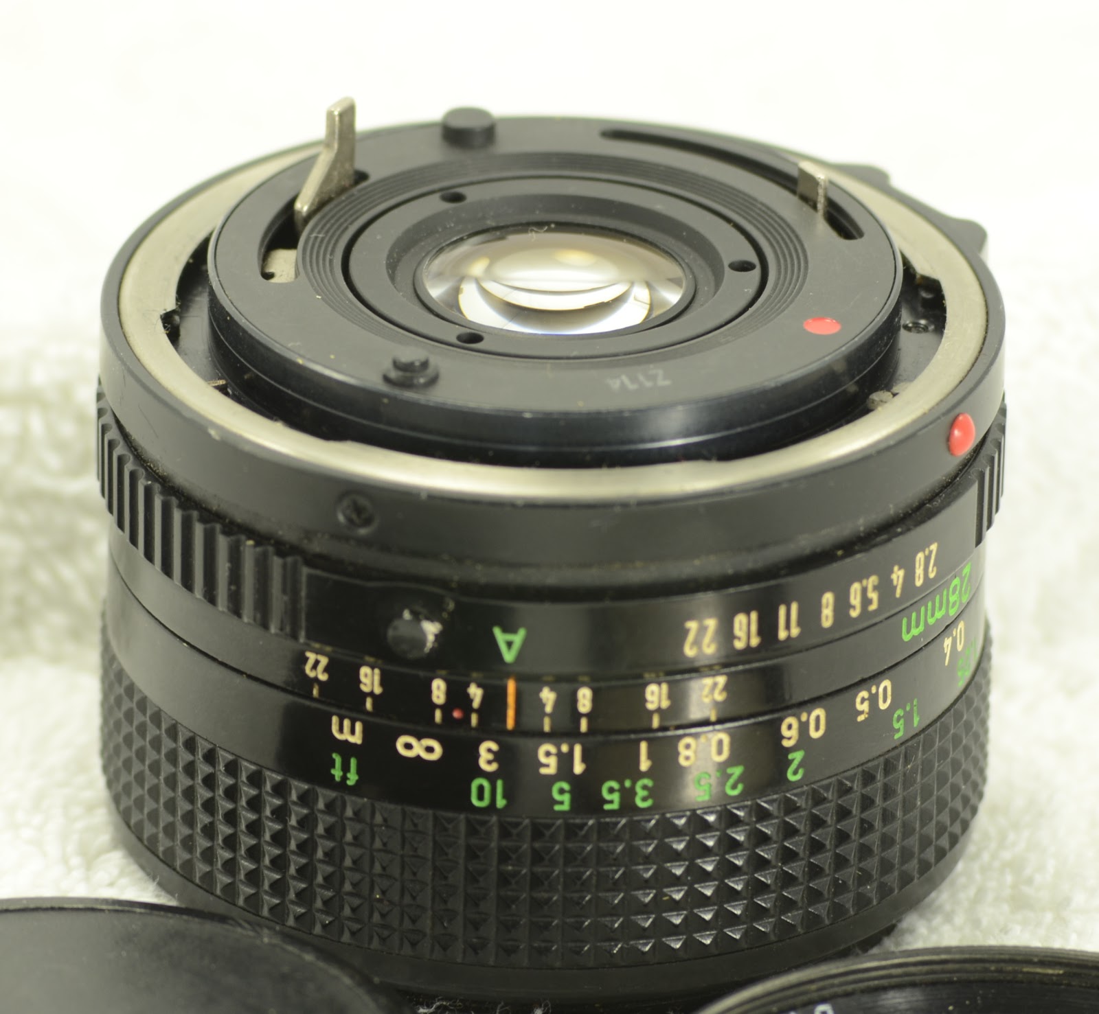 Vintage Camera House canon fd 28mm 2.8 Lens