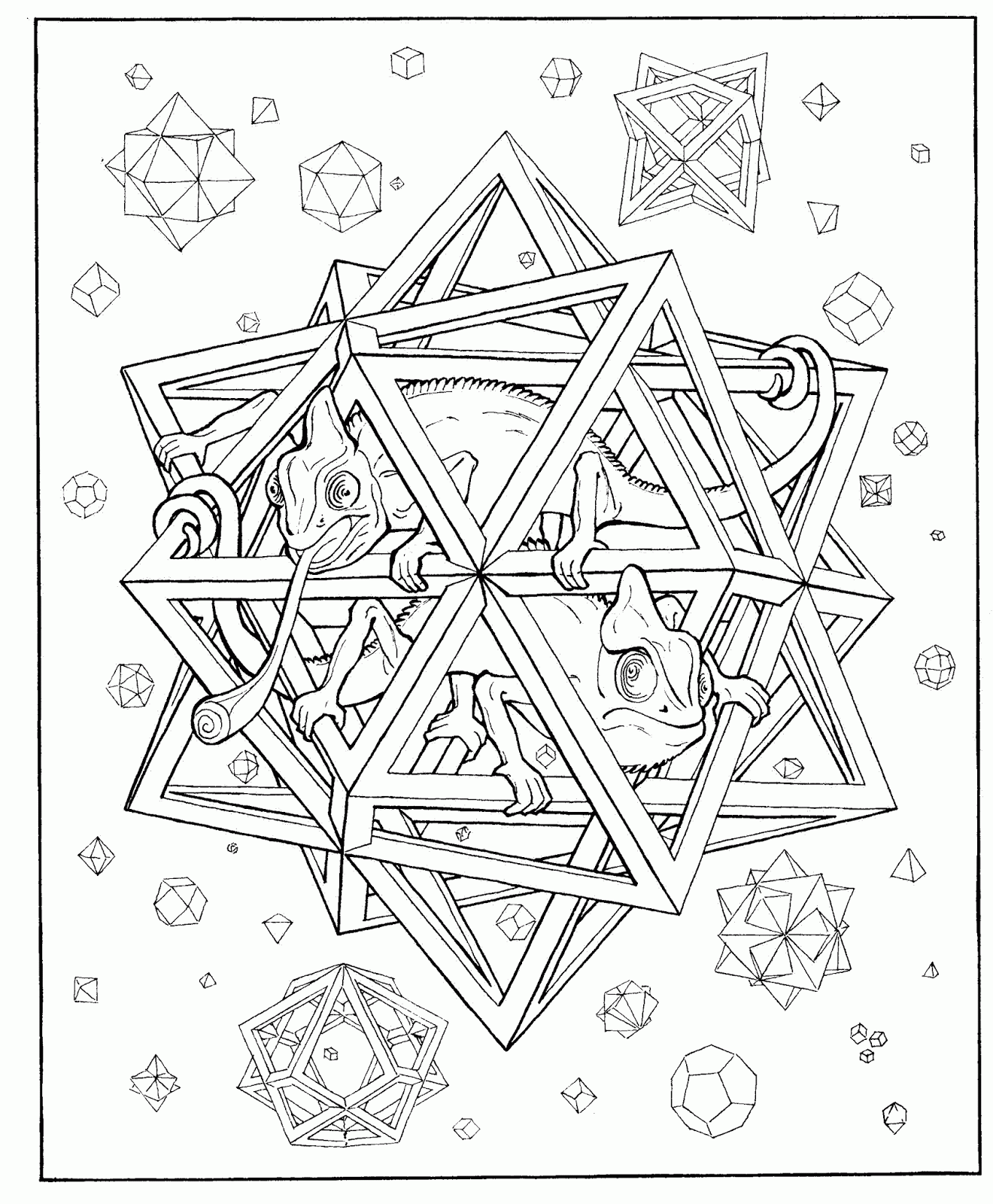 PsyAmb 20 Trippy Coloring Pages