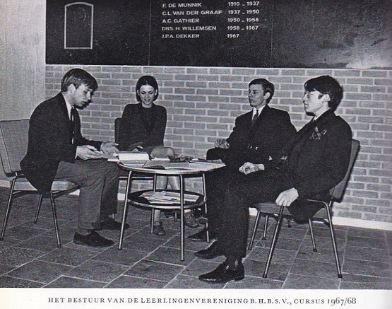Het laatste bestuur van de BHBSV 1967-1968