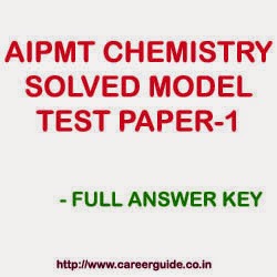 AIPMT Chemistry Online Model Test Paper- 1 AIPMT Chemistry Online Model Test Paper- 1