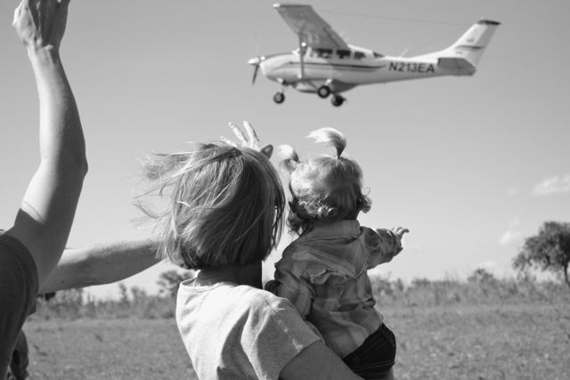 Waving Goodbye