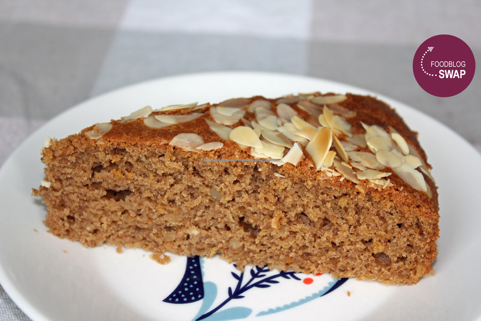 Kook de wereld rond! Foodblogswap Glutenvrije speculaascake met amandelspijs en sinaasappel