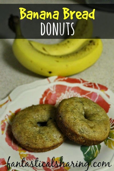 Banana Bread Donuts | The best type of bread turned into a breakfast treat for the whole family #recipe #breakfast #donuts