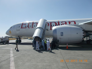 Ethiopian airlines Flight "ET 0641" finally landing in Addis Ababa