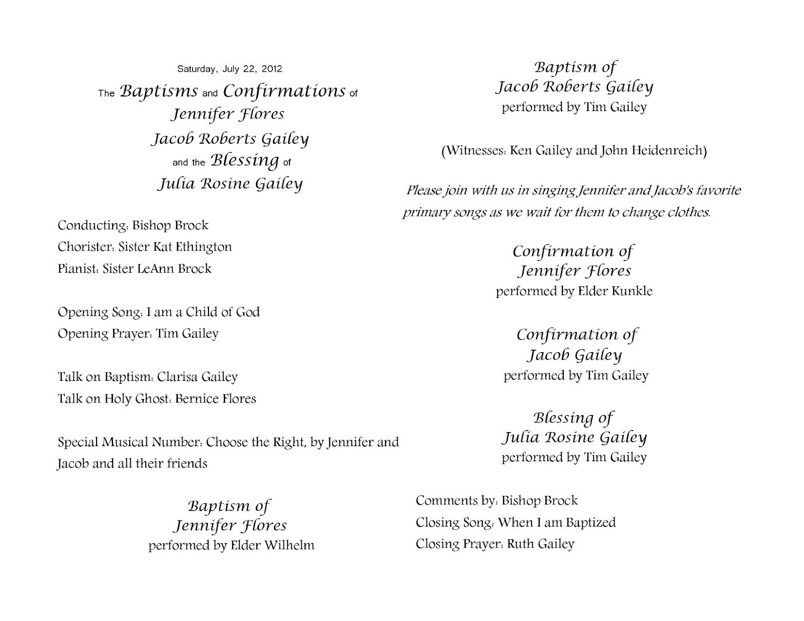 lds baptism program template baptism invitation template