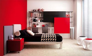 Red Bedroom Decoration