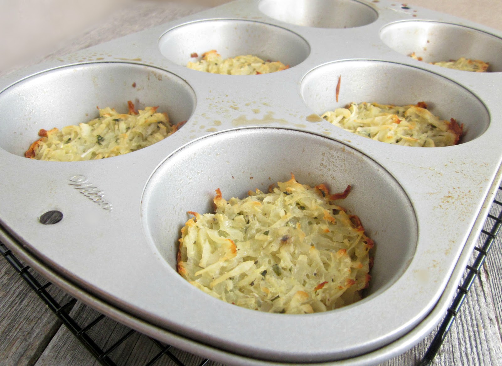 Hungry Couple Oven Baked Potato Pancakes (Latkes)