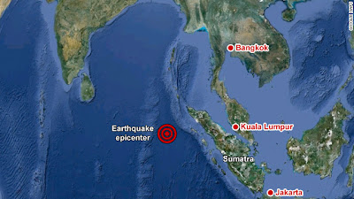 >Two Massive 8.6 & 8.2 Magnitude Earthquakes Strike West Of Northern Sumatra >Two Massive 8.6 & 8.2 Magnitude Earthquakes Strike West Of Northern Sumatra