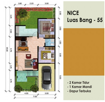Inilah Desain Rumah Minimalis Modern Type Type 43 46 55 57 64