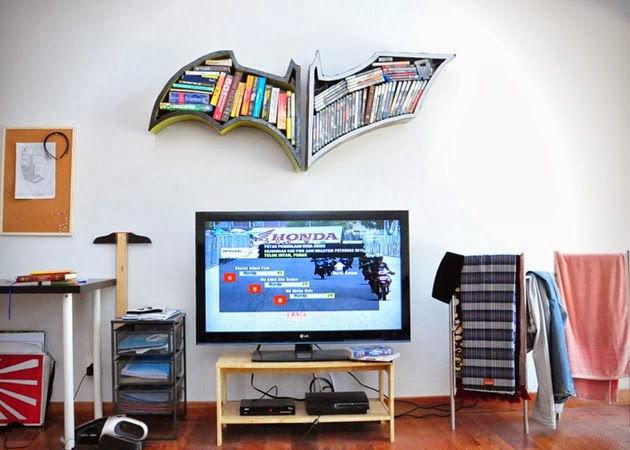 Technologytaa The Dark Knight Book Shelves