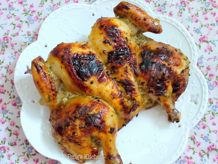 Peng's Kitchen Yogurt Marinated Roast Chicken