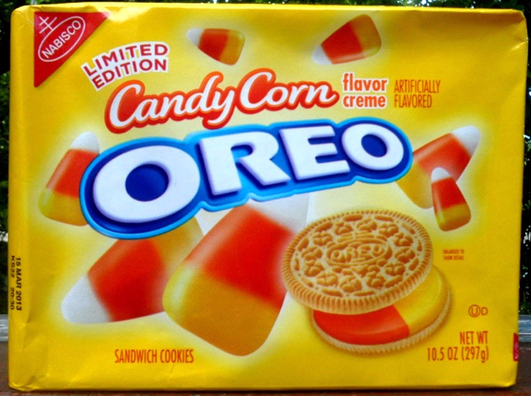 The Holidaze Candy Corn Oreo Cookies
