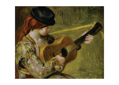 Pierre A. Renoir - Girl With a Guitar-1897 