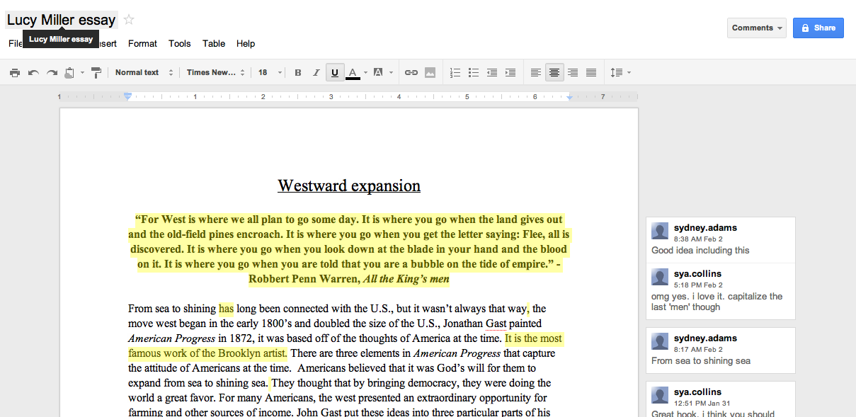 Manifest Destiny Essay