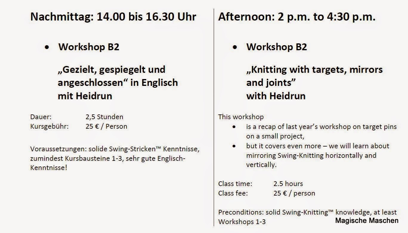 Magische Maschen - Making of ...: Helmstedt 2015 - German and English!