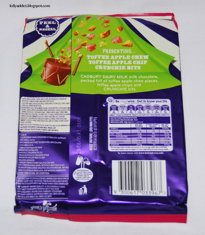 Lolly Addict Australian Confectionery Reviews Cadbury Marvellous