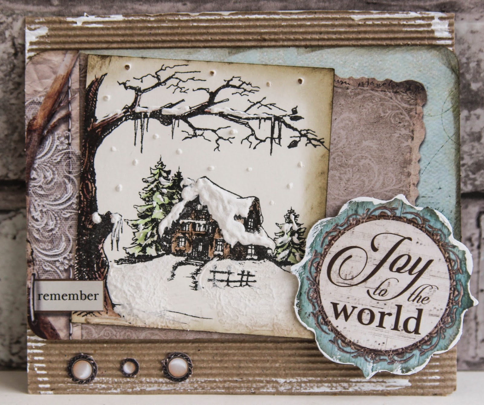 Studio Light Kerstkaart Winter Memories